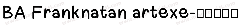 BA Franknatan artexe字体转换